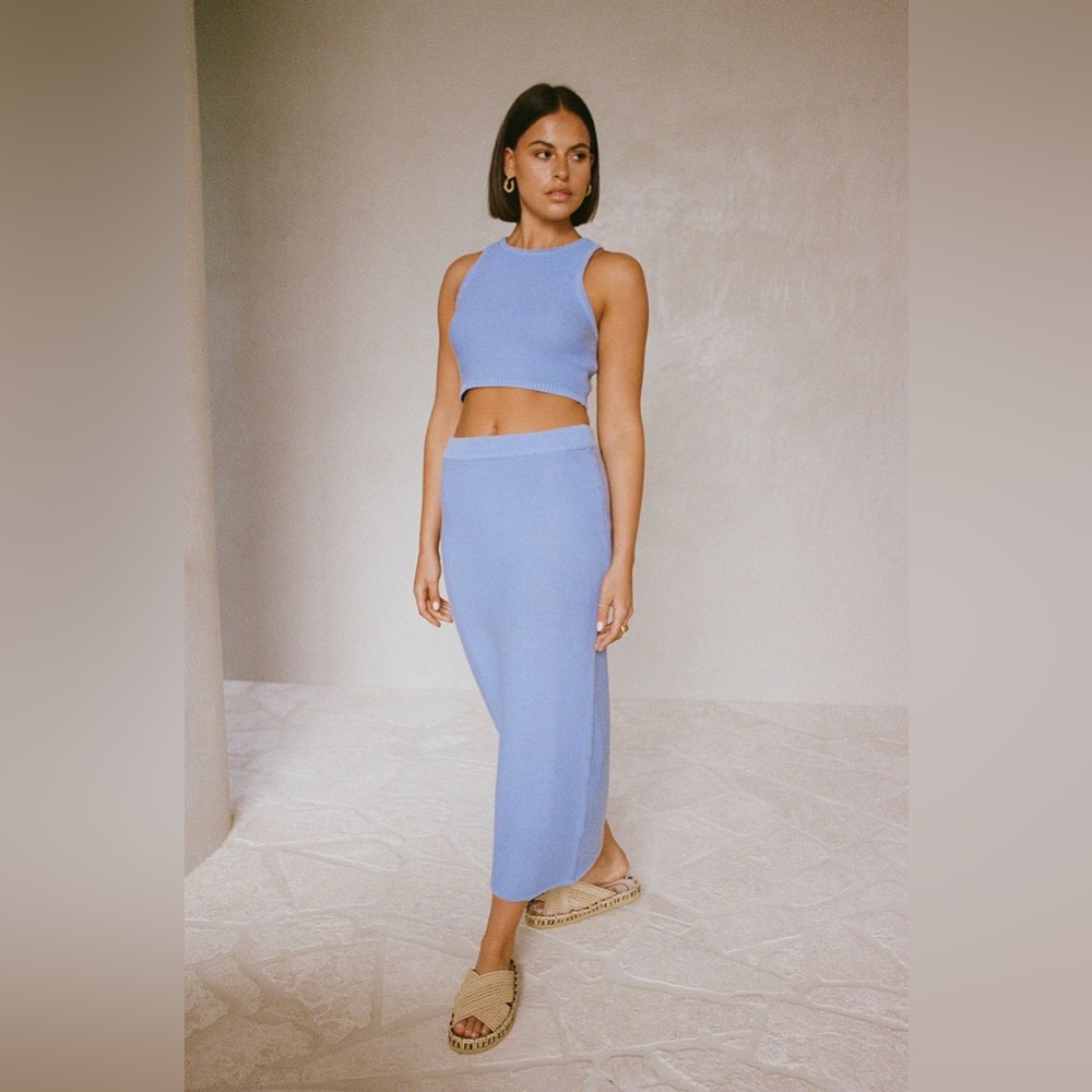 Sabo Heather Top in Azure